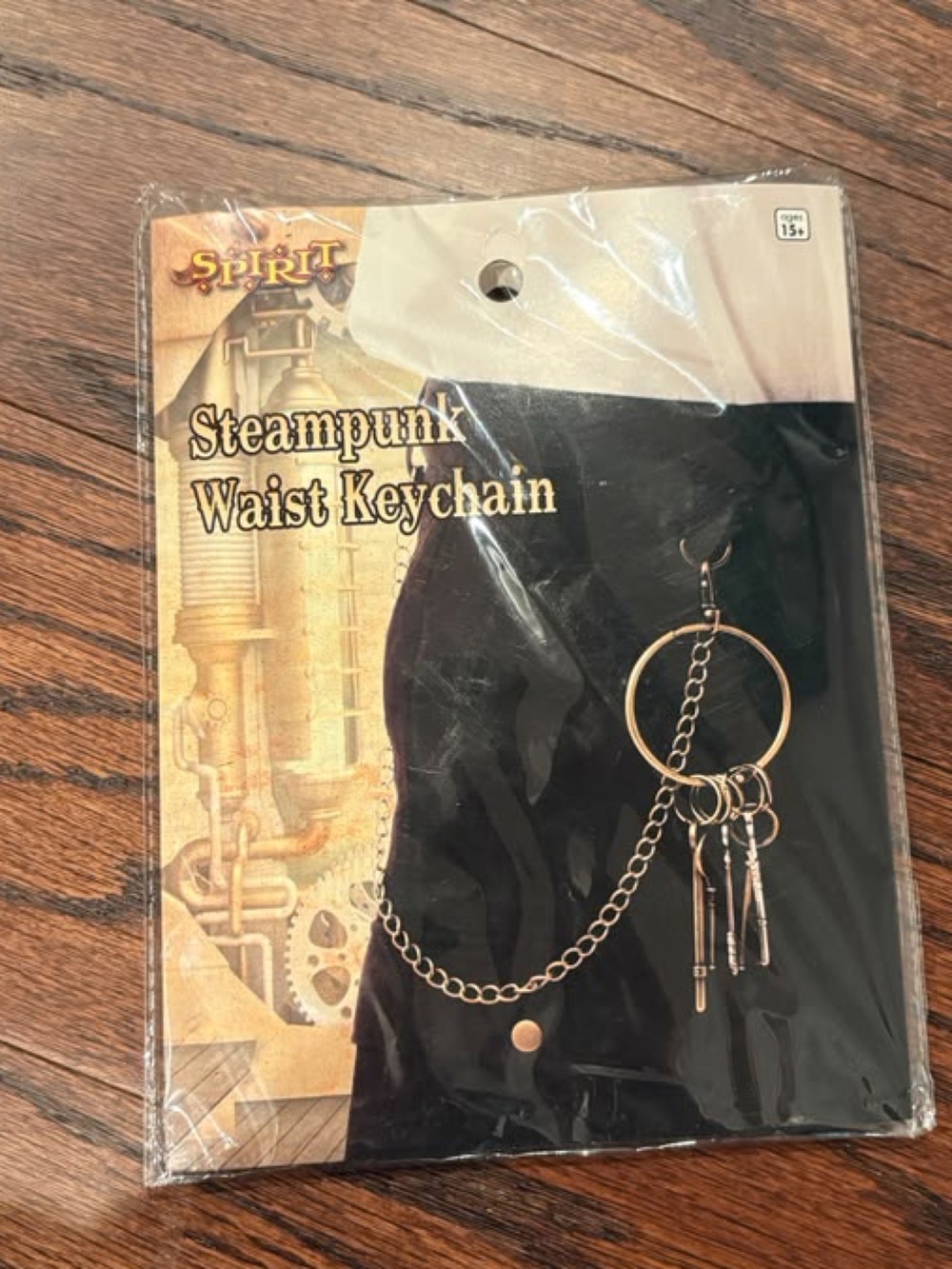 Spirit Steampunk Waist Keychain - Gold Tone